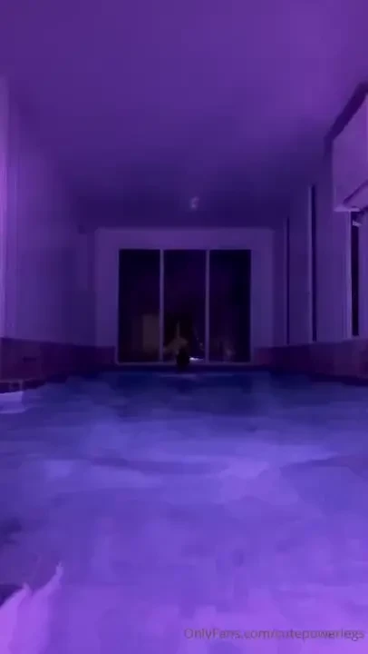 Just taking a dip in the pool will you join me 