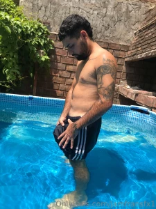 A little water to say goodbye to this beautiful summer the cold is