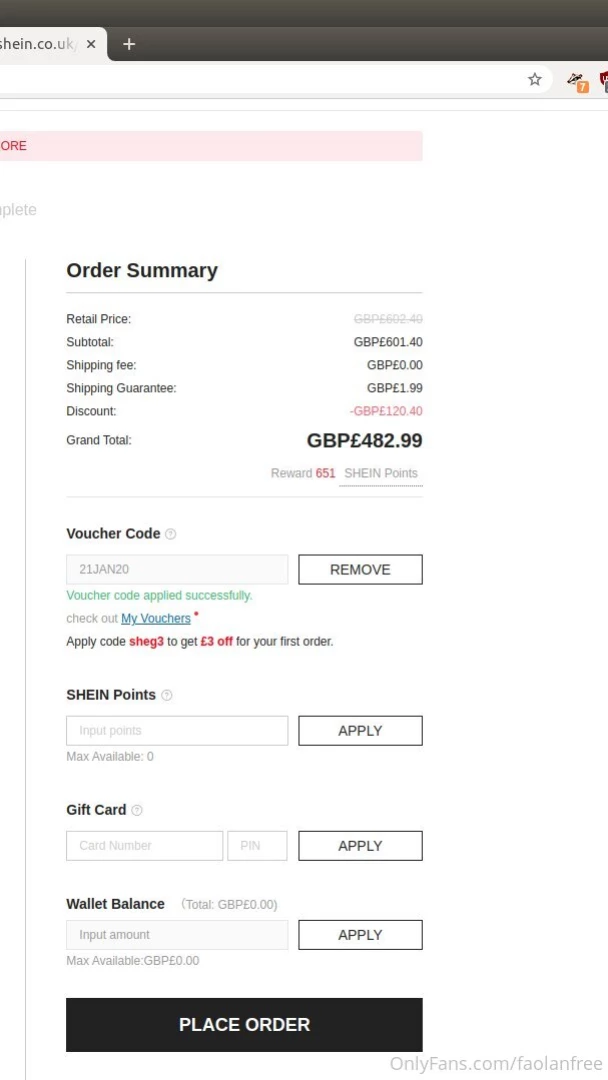 Theres over 600 worth of lingerie in my basket the discount ends in 1 