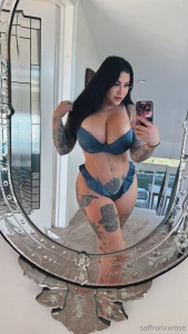 Just posted an uncensored lingerie try on haul on saffronxxrose