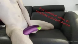 Whatch this huge cumshot i send cum all over the couch full video