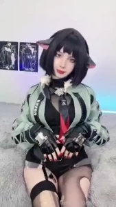 Mice for you zzz janedoe stockings tights nylon furry zenlesszonezero