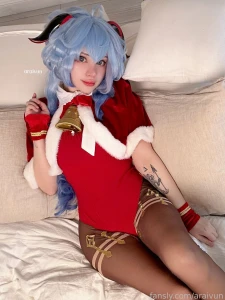 Please don t touch my horns ganyu tights altgitl egirl cosplay