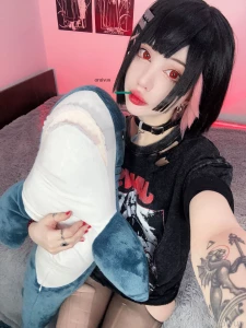 New cosplay ellenjoe egirl zzz cosplay cosplayer tights rippedtights