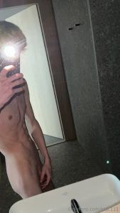 About to take a bath x