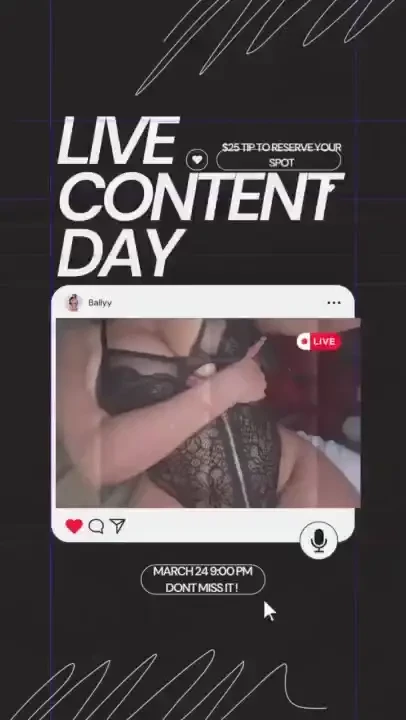 Who s ready for another live the next one is march 24th at 9 pm est 25 