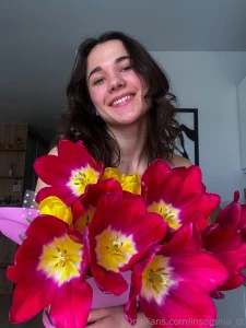 It s so nice to be given flowers you can make me happy too