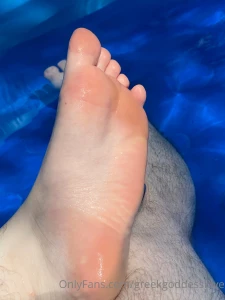 Wet hairy play time in the pool today part 1