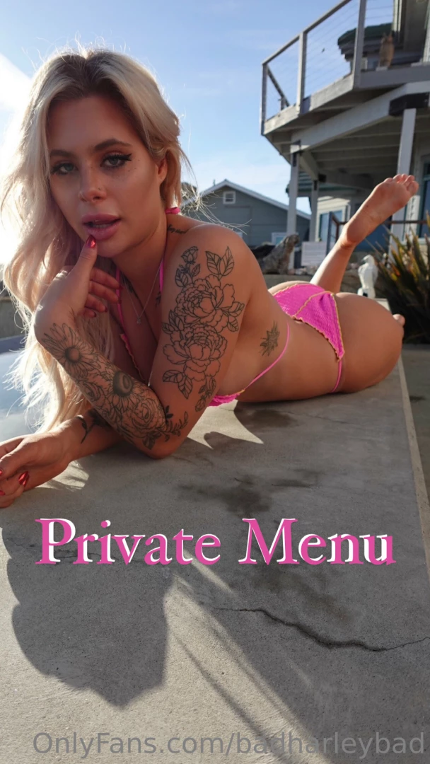 Tip to get discounted access to my private menu 