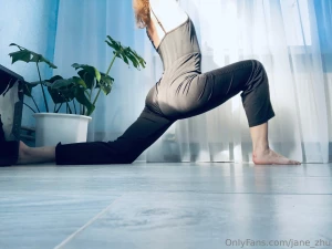 My exercises before work interesting poses is not it are you waiting part 4