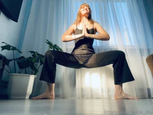 My exercises before work interesting poses is not it are you waiting part 2