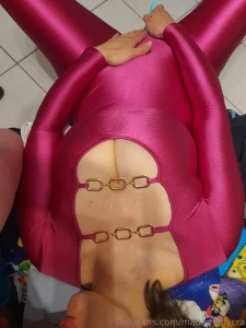 My special pink for you guys cameltoe catsuit asos curves hotlady part 1