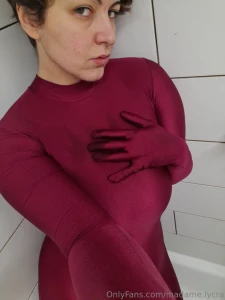 Lycra selfies what do you think over this winered color part 2