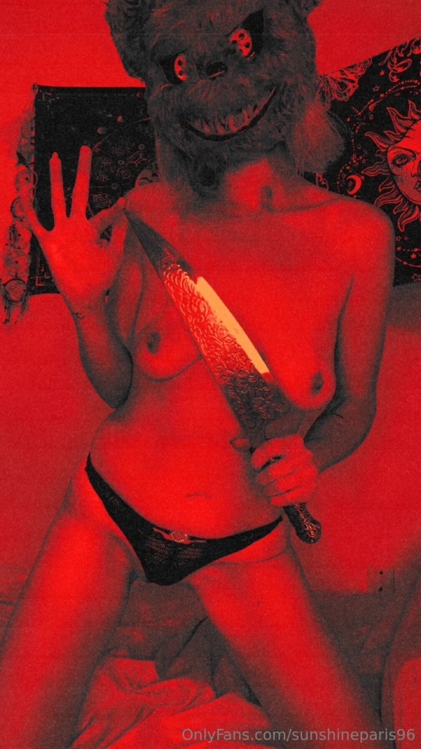 Halloween is coming around the corner vorpal blade from alice in 