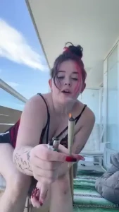 The weather is so nice lately perfect smoking weather all outdoor