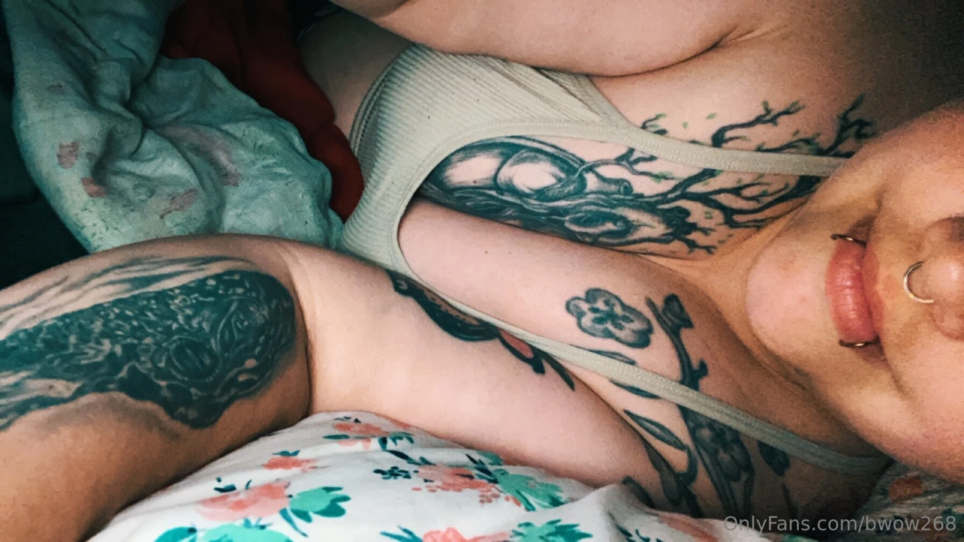Laying in bed always have a tit fall out 