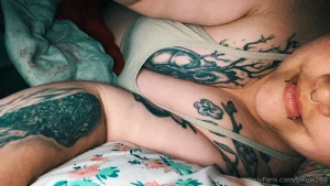 Laying in bed always have a tit fall out