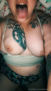 Laying in bed always have a tit fall out part 4