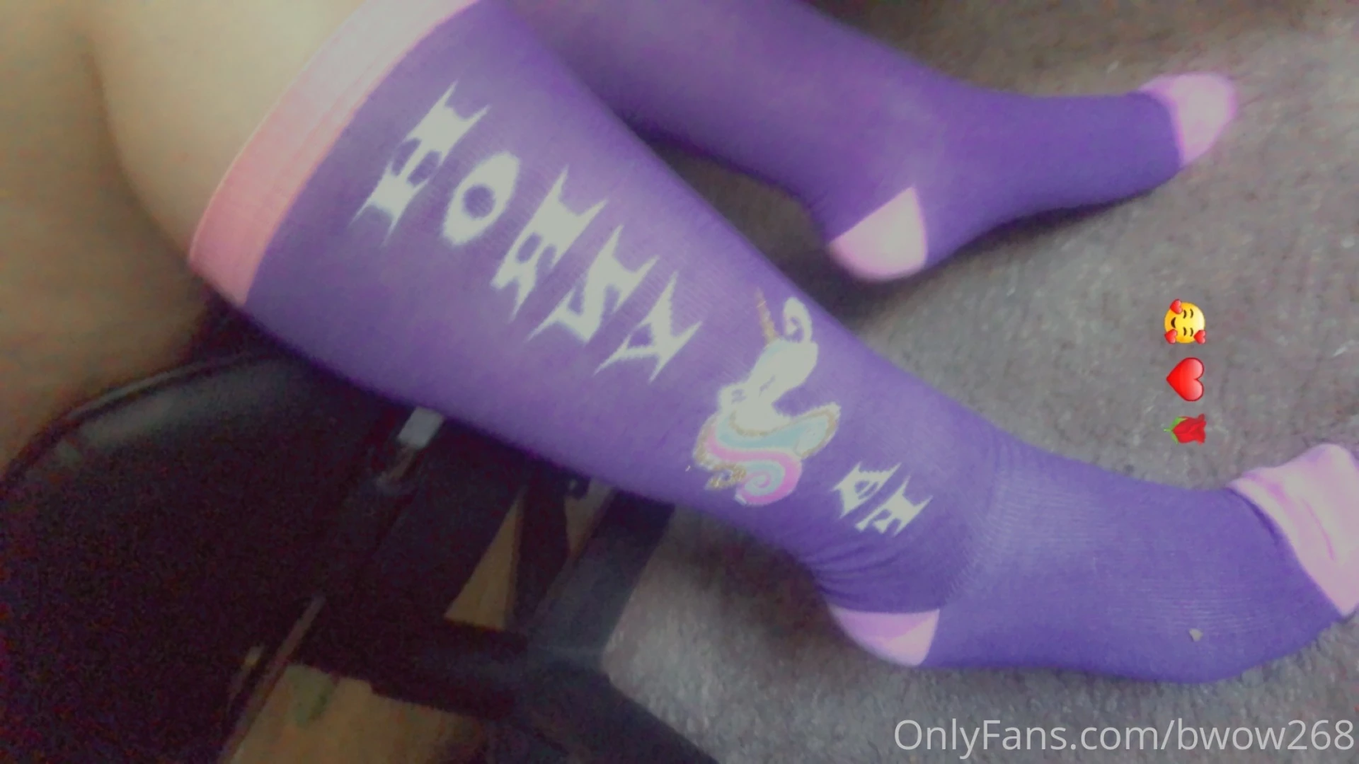 Relaxing in my new socks part 1 