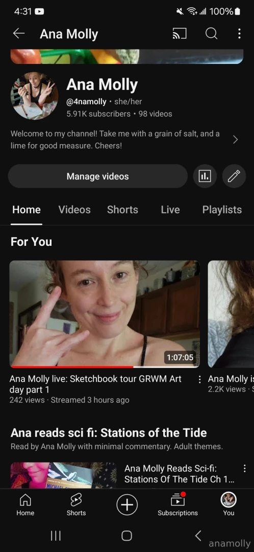 Youtube vid https youtube com 4namolly si f6yneydi-vpyhmqy 