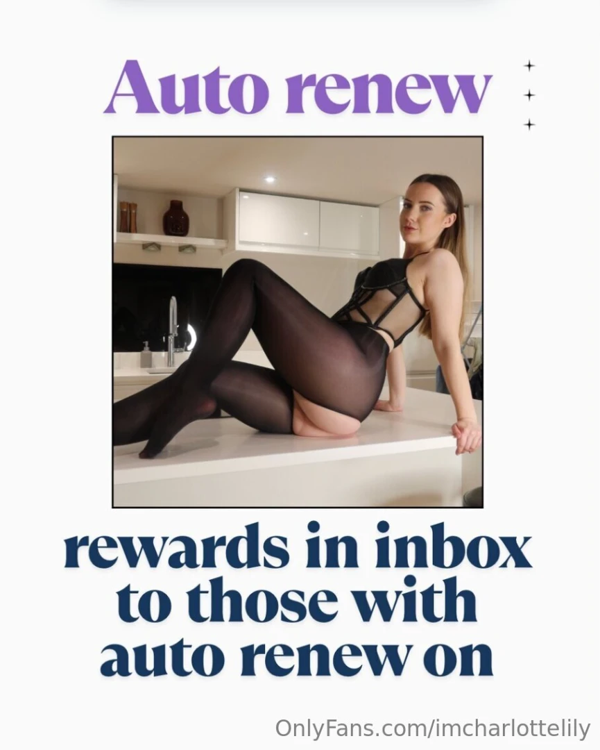 Renew bonus don t forget to turn your auto renew on show me on the day 