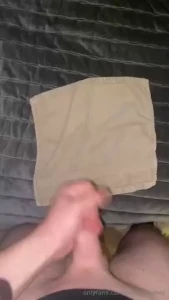This little cum rag stood no chance against my massive loads of cum