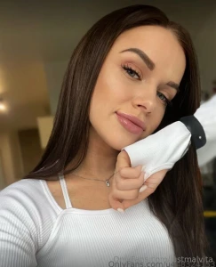 This hot brunette emmibrooks with beautiful natural boobs text her part 109