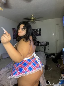 Who wants to see more in this school outfit part 1