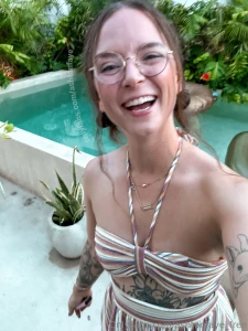 Absolutely glowing in mexico