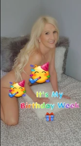 It s my birthday week so yall be nice amp generous to me please