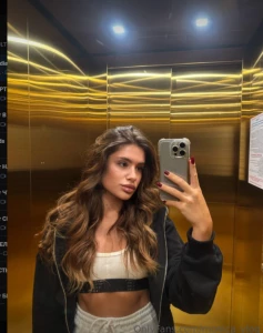 Just a quick elevator selfie before the night begins what s your