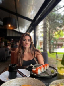 The perfect breakfast for a girl on saturday is her favorite rolls a