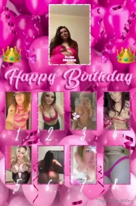 Birthday slut plush_princess_free plush_princess_vip naughty goddess part 16