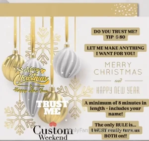 Do you trust me tip 80 and let me make anything i want for you 8