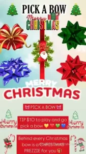 Christmas day prezzie a day of giving pick a bow tip 10 to play amp go