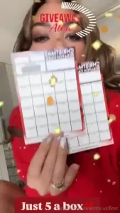 Christmas scratch card tip 5 per box 3 customs to give away get a free part 1