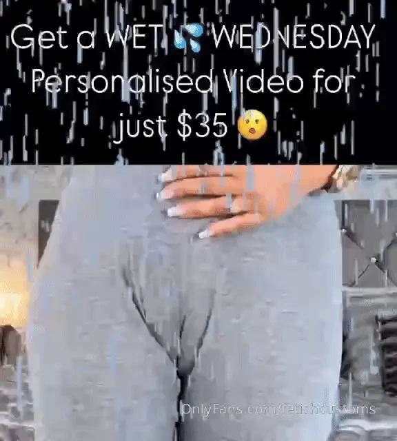 Get a wet wednesday personalised video for just 35 