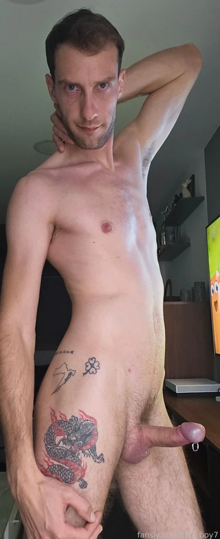 Photo shoot fyp boy tall skinny fit naked dick piercing tattoo ass part 3 
