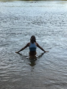 Just a quick dip in the chattahoochie