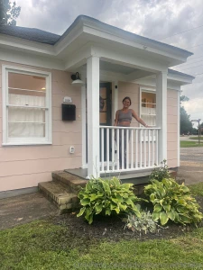 Life in a tiny peach house