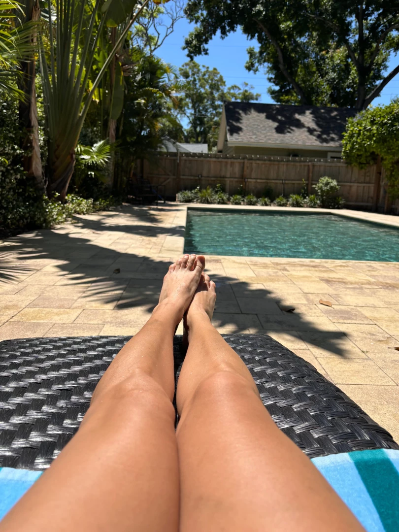 I m not risking tan lines today check your messages 