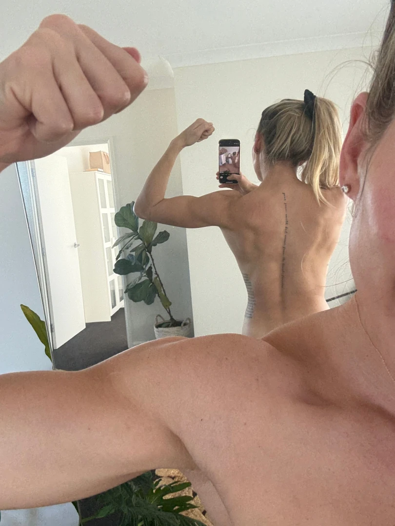 That gym work is paying off 