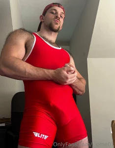 Your wrestling buddy agrees to let you sniff his musky body all you