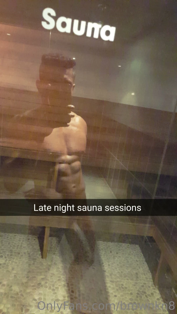 After gym sauna sessions 