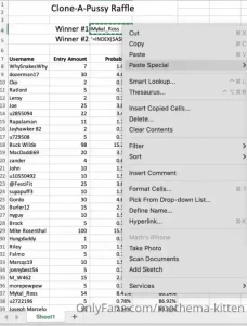 Clone-a-pussy drawing so thankful for 7 years at a corporate job to