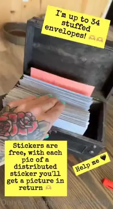 Yo i m sending out qr stickers lemme know if you want some i ll be 