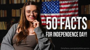 New video already on of tv - 50 facts for independence day follow the