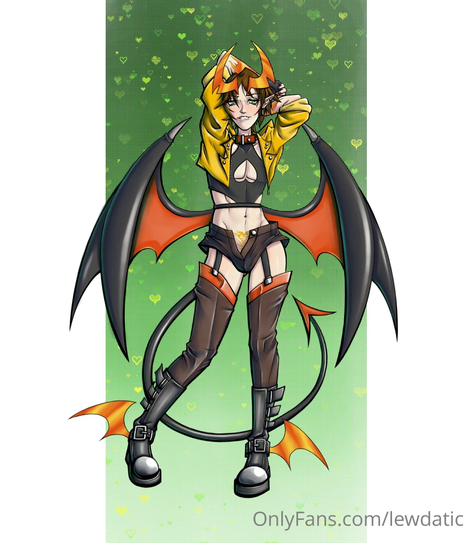 A little gift for my friend yiggity yang to honor his femboi arc for 