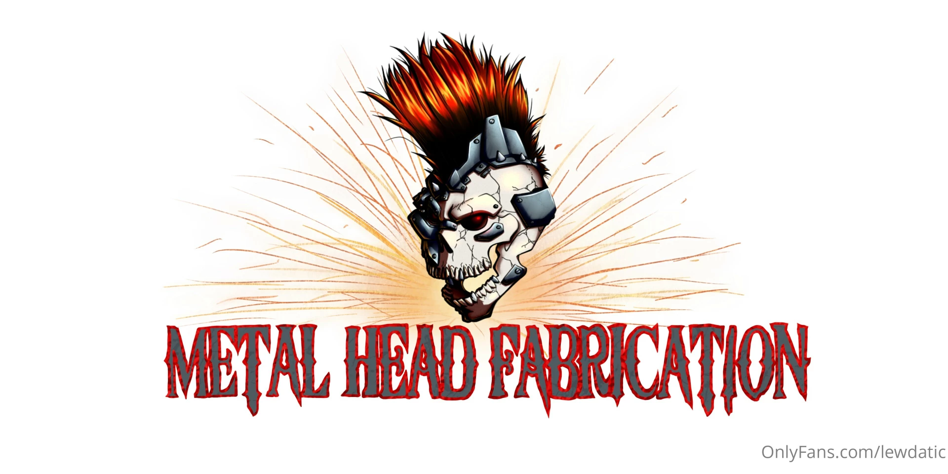 Metal head commission collabed with my hubby paleastur on twitter he 