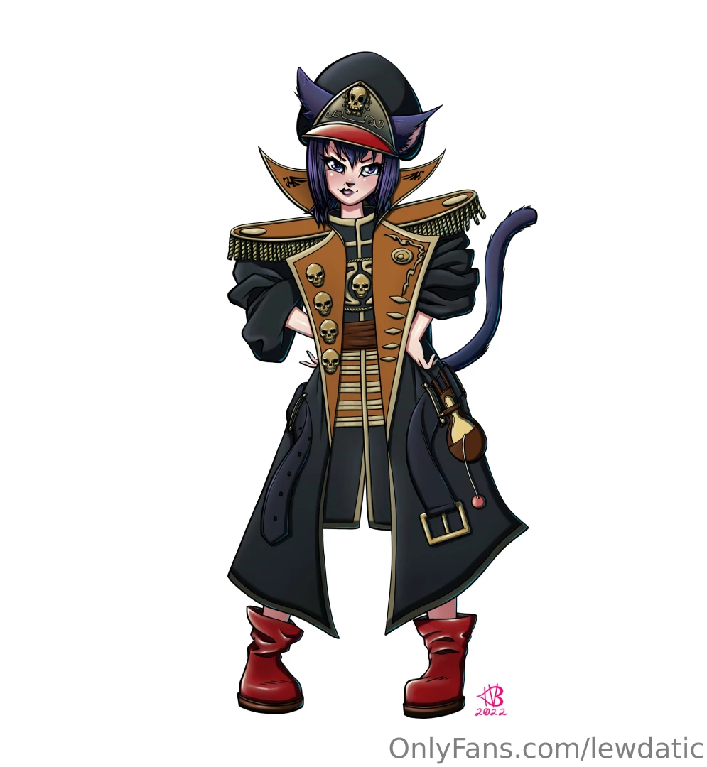 Commissar nyani a commission of this little kitten oc nyani for 